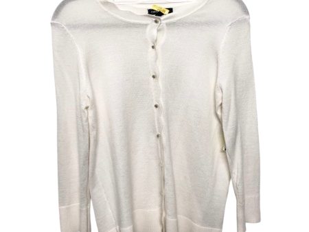 Cardigan By Cable And Gauge In White, Size: S Discount