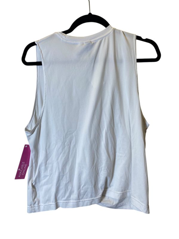 Athletic Tank Top By Adidas In White, Size: L on Sale