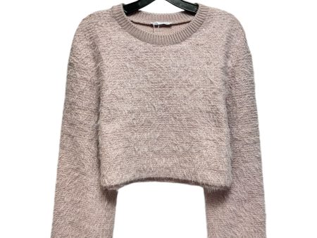 Metallic Eyelash Knit Sweater By Zara In Purple, Size: S Online Sale