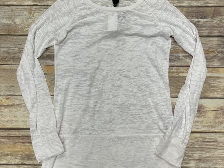 Top Long Sleeve By Alternative In White, Size: L Discount