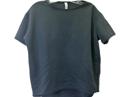 Grey Athletic Top Short Sleeve By Lululemon, Size: S Sale