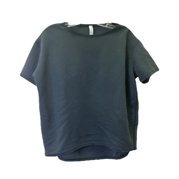 Grey Athletic Top Short Sleeve By Lululemon, Size: S Sale