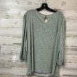 Top 3 4 Sleeve By Adrianna Papell In Green, Size: 3x Sale