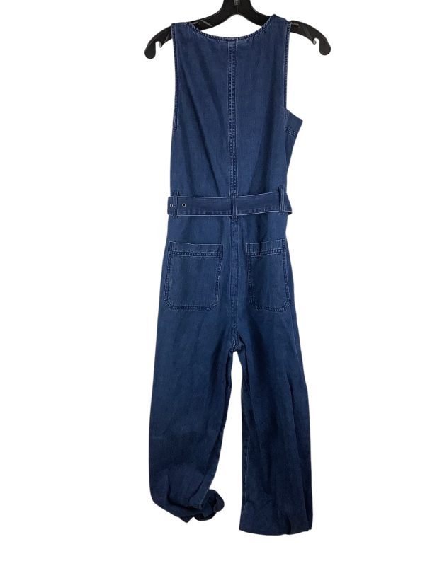 Jumpsuit By Clothes Mentor In Blue Denim, Size: 2 Online Sale