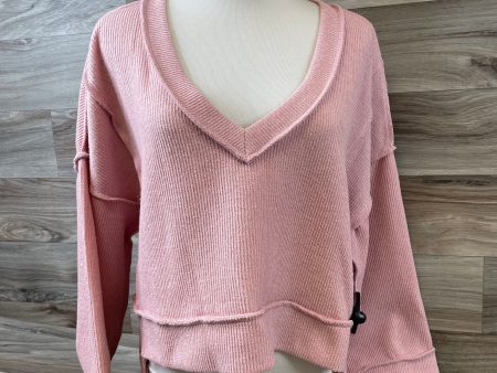 Top Long Sleeve Basic By Bdg In Pink, Size: Xs Online