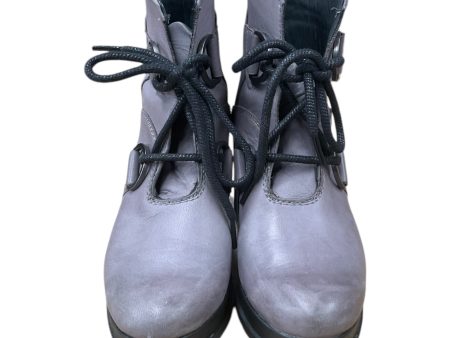 Boots Ankle Heels By Sorel In Grey, Size: 7.5 For Sale