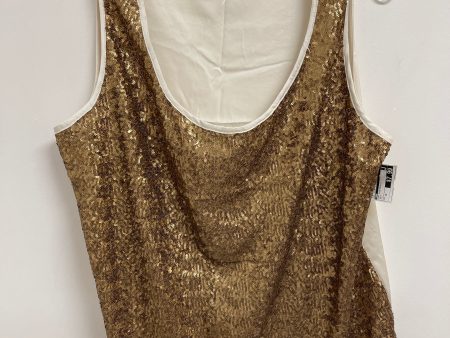 Top Sleeveless By Ana In Gold, Size: 1x on Sale