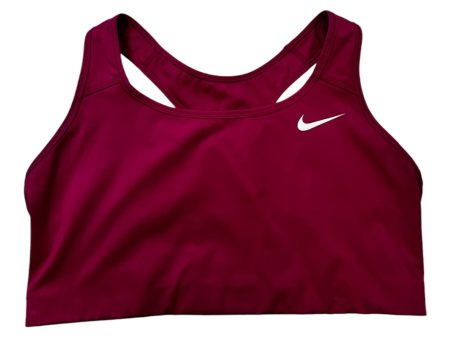 Athletic Bra By Nike Apparel In Pink, Size: 1x Online Sale