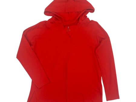 Top Ls By Isaac Mizrahi Live Qvc In Red, Size:L For Sale