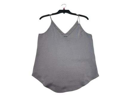 Tank Top By Express In Silver, Size: Xs Supply