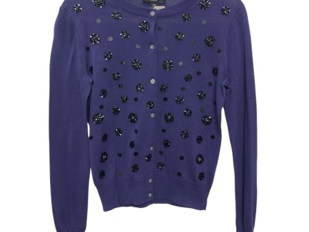 Cardigan By J. Crew In Purple, Size: Xs Cheap