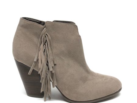 Boots Ankle Heels By Carlos By Carlos Santana In Beige, Size: 8.5 Online Sale