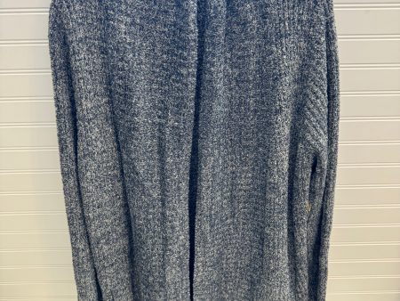 Sweater Cardigan By Barefoot Dreams In Blue, Size: 2x Fashion