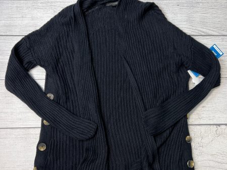 Sweater Cardigan By Tahari In Black, Size: L For Sale