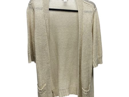 Cardigan By Chicos In Beige, Size: L Discount