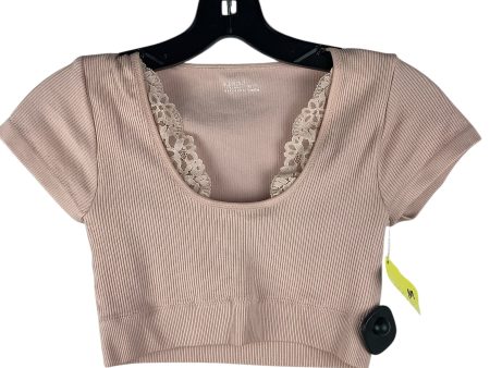 Athletic Top Short Sleeve By Aerie In Pink, Size: Xs Online Hot Sale