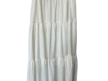 Skirt Maxi By Shein In White, Size: 1x Fashion