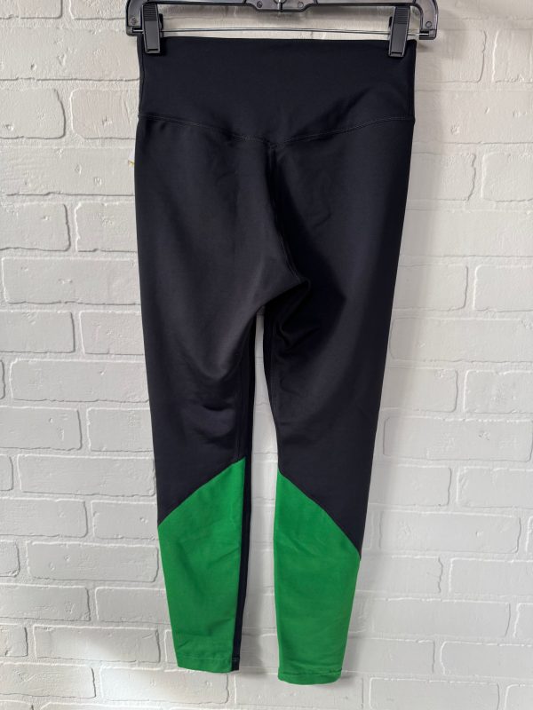 Athletic Leggings By Nike In Black & Green, Size: 4 Cheap