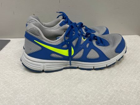 Shoes Athletic By Nike In Blue & Grey, Size: 6 Hot on Sale