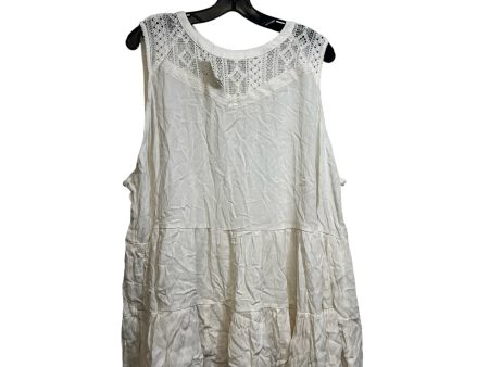 Top Sleeveless By Maurices In Ivory, Size: 3x Fashion