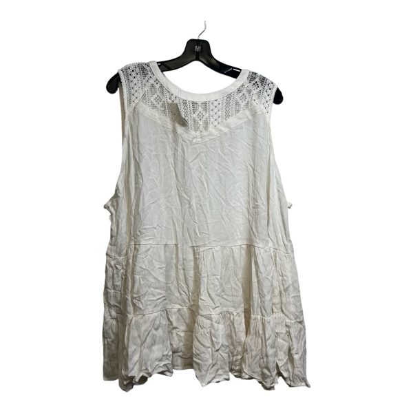 Top Sleeveless By Maurices In Ivory, Size: 3x Fashion