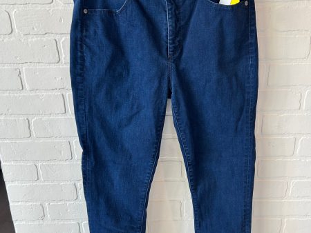 Jeans Skinny By Loft In Blue Denim, Size: 12 Cheap