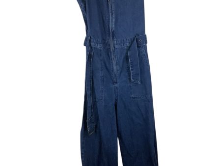 Jumpsuit By Clothes Mentor In Blue Denim, Size: 2 Online Sale