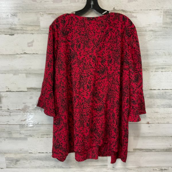 Top Short Sleeve By Catherines In Red, Size: 2x For Discount