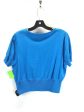 Sweater Cardigan Short Sleeve  By Jessica London In Blue, Size: Xl Online now