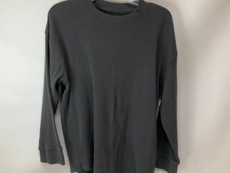 Top Long Sleeve Basic By Abercrombie And Fitch In Grey, Size: L Online now