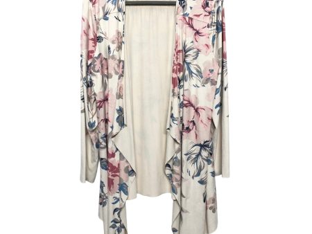 Cardigan By Clothes Mentor In Floral Print, Size: L Fashion