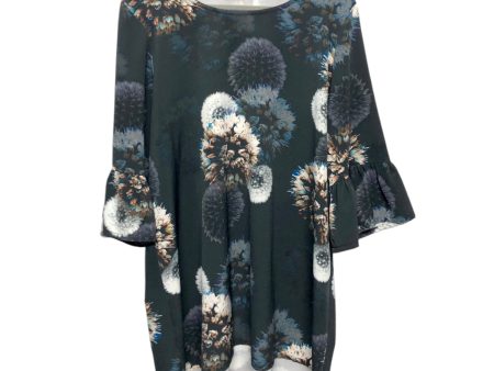 Tunic Short Sleeve By Bryn Walker In Floral Print, Size: Xl Online Sale