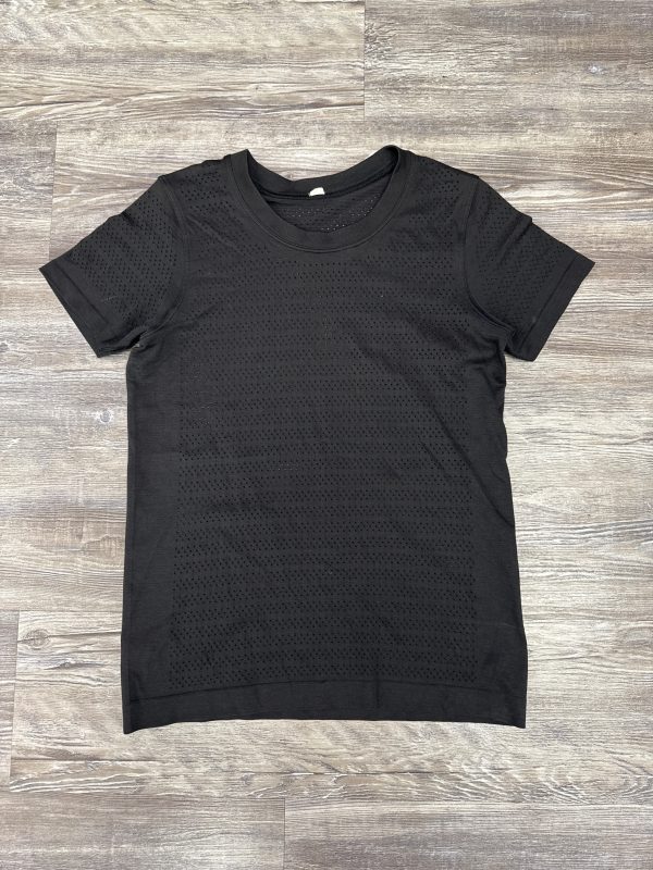 Athletic Top Short Sleeve By Lululemon In Black, Size: S Online