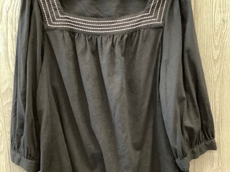 Tunic Long Sleeve By Old Navy In Black, Size: Xxl Supply