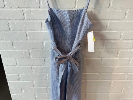 Jumpsuit By J. Crew In Blue & White, Size: Xsp For Discount