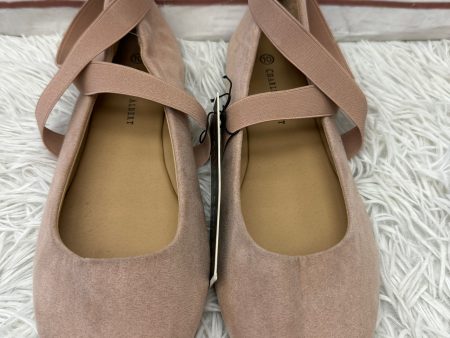 Shoes Flats Ballet By Clothes Mentor In Pink, Size: 10 For Sale