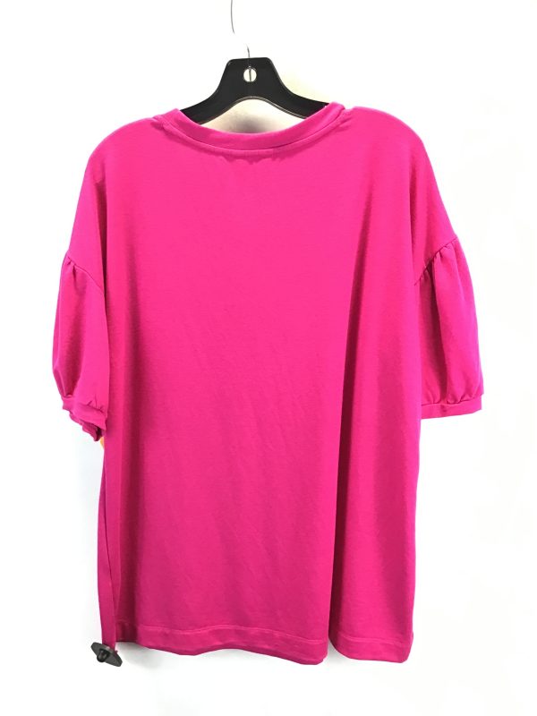 Top Short Sleeve Basic By Crown And Ivy In Pink, Size: Xl Supply