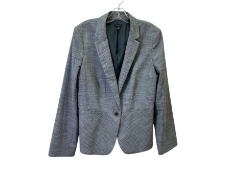 Blazer By Ann Taylor In Grey, Size:L Fashion