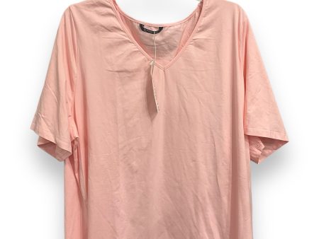 Top Short Sleeve Basic By Clothes Mentor In Pink, Size: 4x Hot on Sale