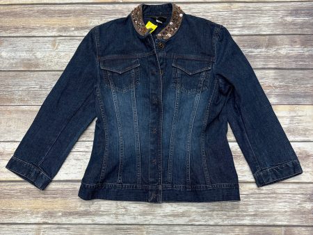 Jacket Denim By Banana Republic In Blue, Size: M Discount