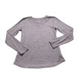 Athletic Top Long Sleeve Crewneck By Danskin Now In Purple, Size: M Cheap