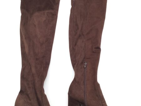 Boots Ankle Heels By Unisa In Brown, Size: 7 For Sale