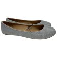 Shoes Flats By Clothes Mentor In Silver, Size: 8.5 For Discount