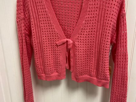 Cardigan By C And C In Pink, Size: M Online Sale