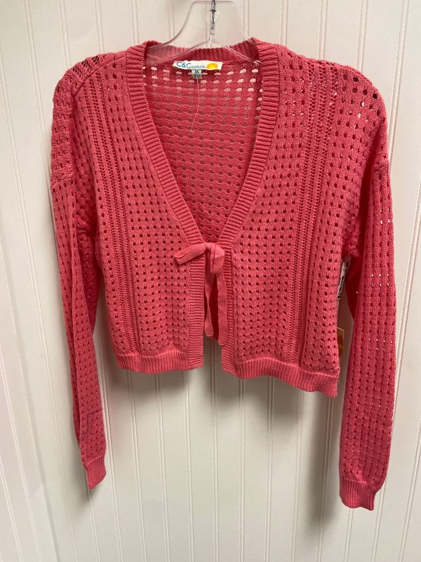 Cardigan By C And C In Pink, Size: M Online Sale