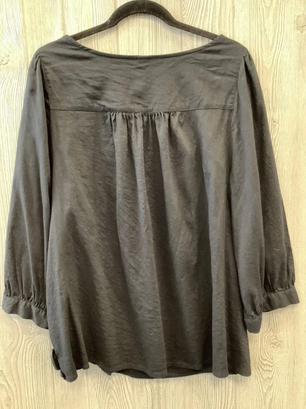 Tunic Long Sleeve By Old Navy In Black, Size: Xxl Supply