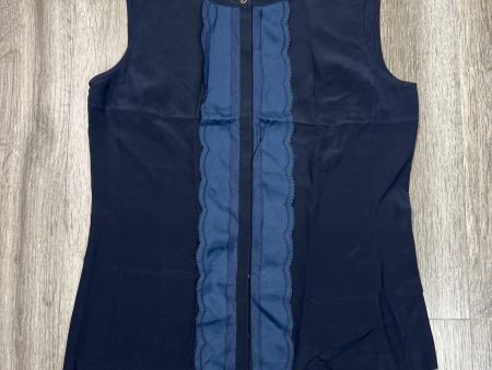 Blouse Designer By Tory Burch In Navy, Size: S Discount