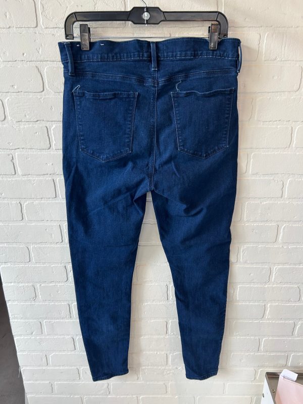 Jeans Skinny By Loft In Blue Denim, Size: 12 Cheap