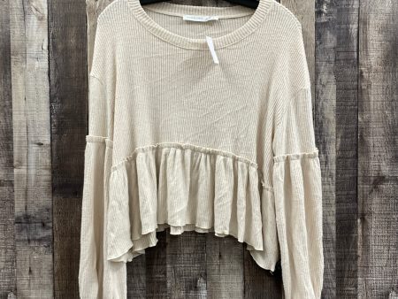 Top Long Sleeve By Altard State In Beige, Size: L Online