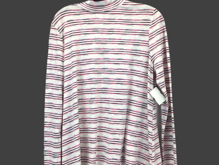 Tunic Long Sleeve By Lane Bryant In Striped, Size: 12 Discount